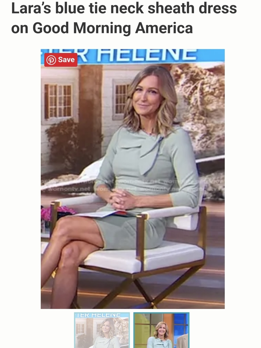 NWT Calvin Klein Women's Bow Neck 3/4th Sleeve Sheath Dress Size 4 - Picture 6 of 7